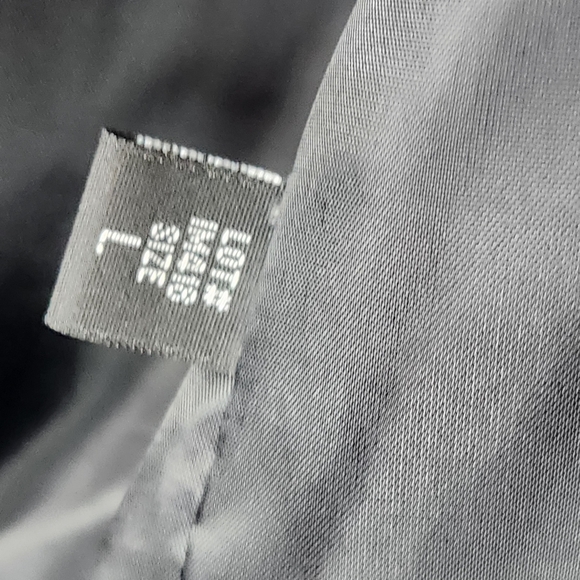 Nordic Lights Black Quilted Lightweight Snap Up Hand Pocket Jacket Womens Size L - Picture 9 of 10